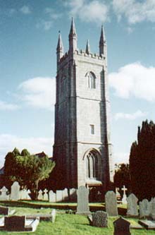 North Hill - the parish church.